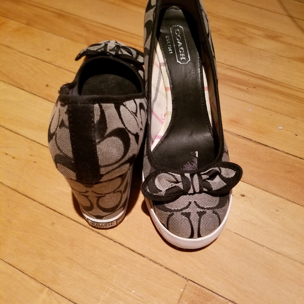 Coach wedge shoes called sweetie